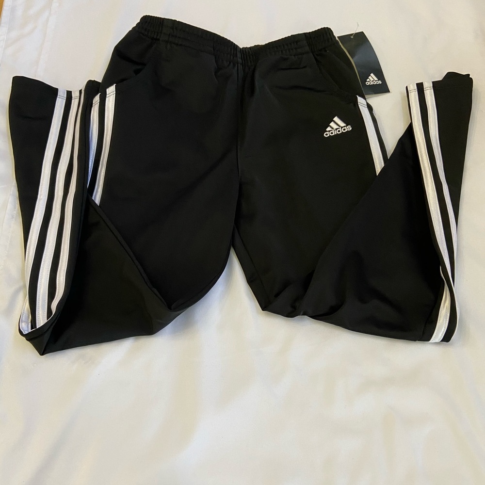 Black Adidas athletic pants